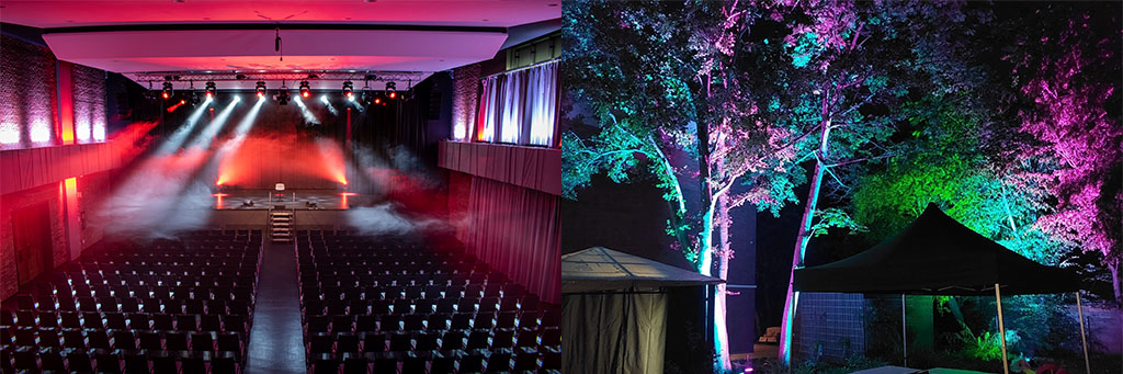 Sall Konzertbestuhlung LIcht rot